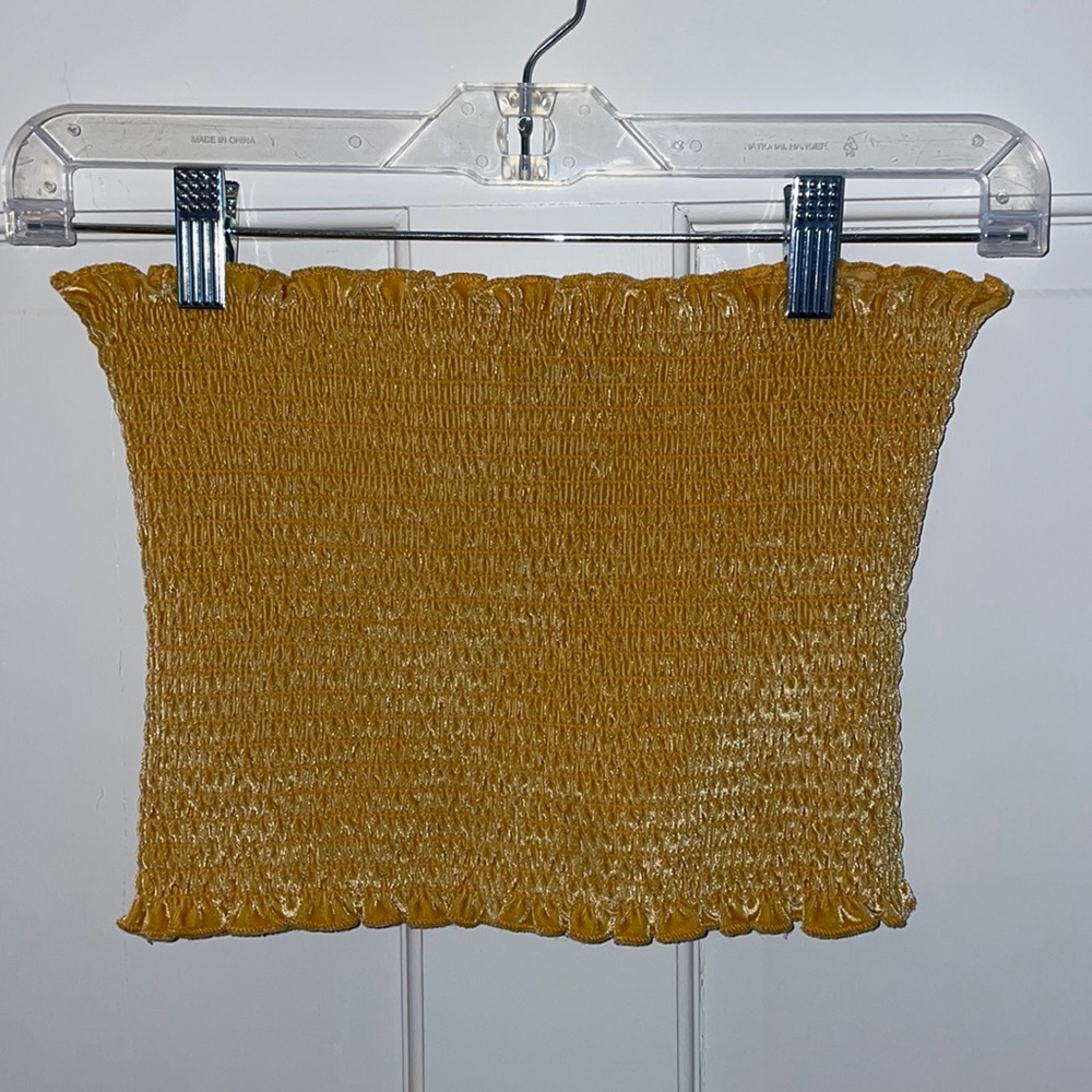 Yellow Hollister Tube Top